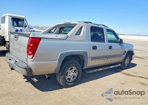 2004 Chevrolet Avalanche C1500 z USA, uszkodzony, nr VIN 3GNEC12T64G343415